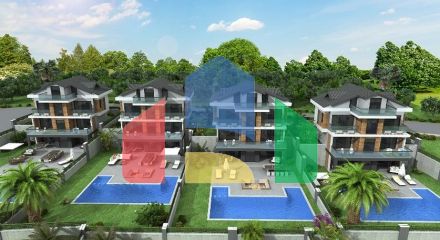 Вилла планировки 4+1 в удобно расположенном районе Фетхие Вилла планировки 4+1 в удобно расположенном районе Фетхие