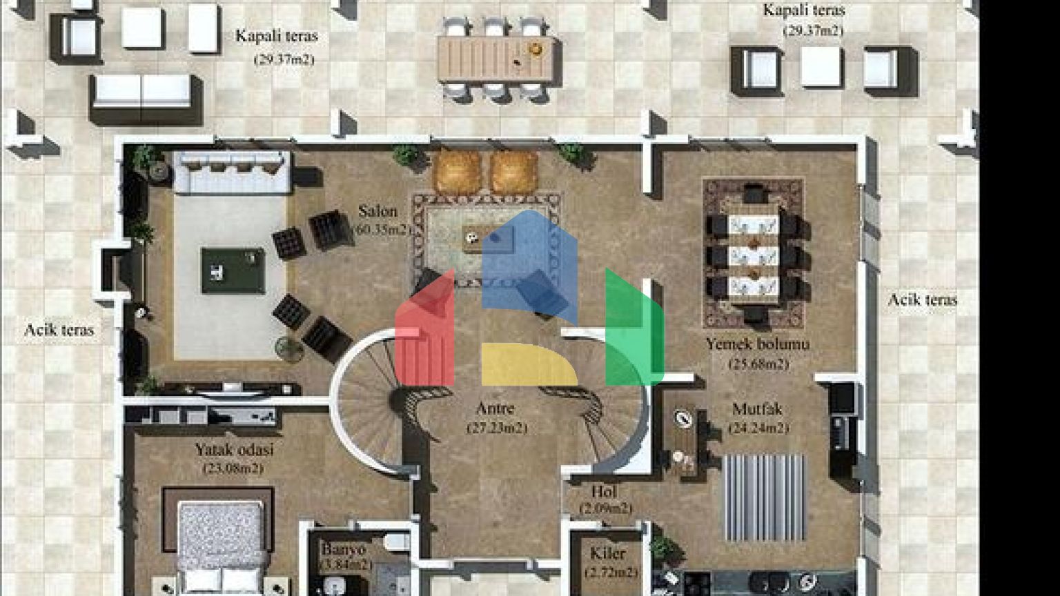 Шикарная вилла в районе Фетхие