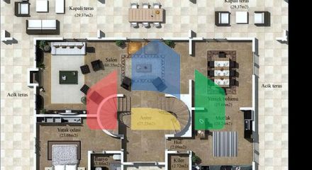 Шикарная вилла в районе Фетхие