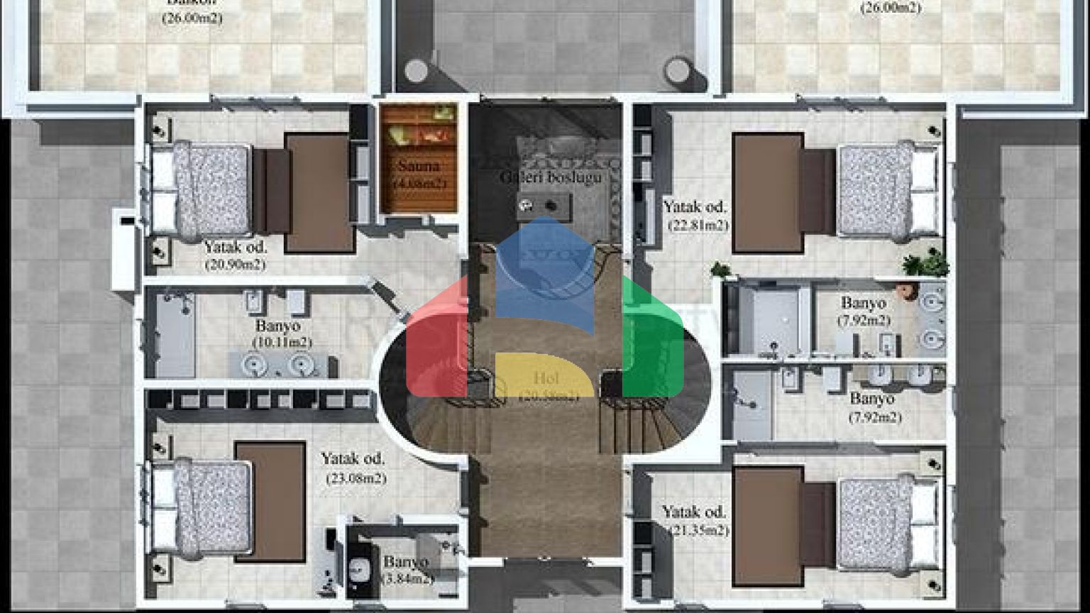 Шикарная вилла в районе Фетхие