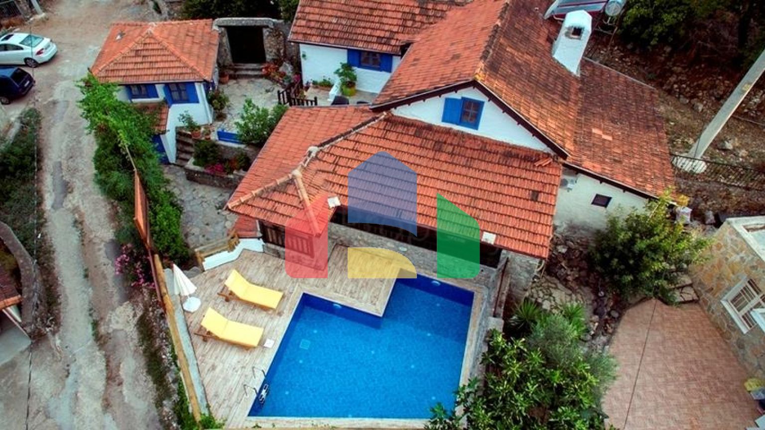 Вилла планировки 3+1 в районе Фетхие