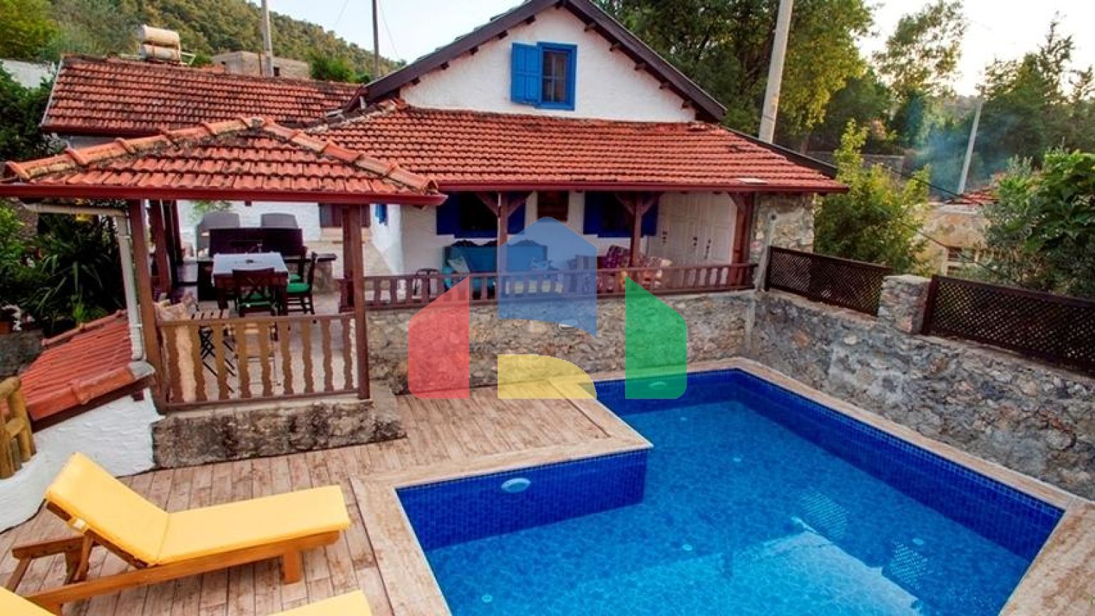 Вилла планировки 3+1 в районе Фетхие