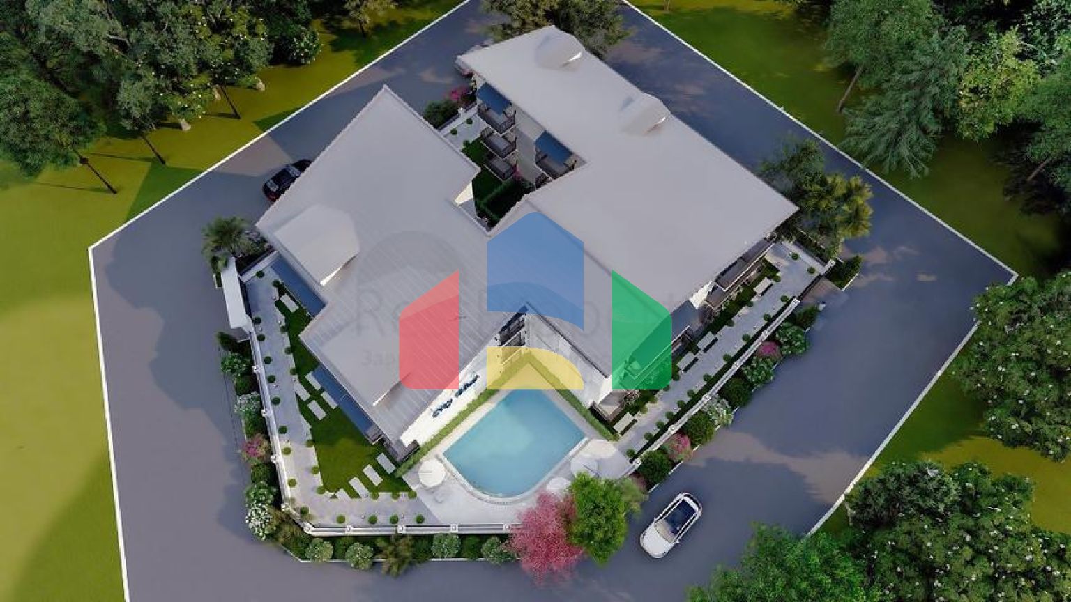 Квартира планировки 1+1 площадью 50 м2 в районе Фетхие