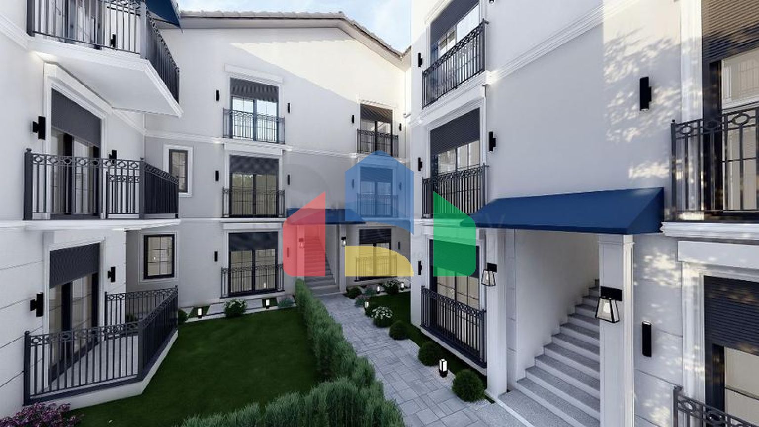 Квартира планировки 1+1 площадью 50 м2 в районе Фетхие