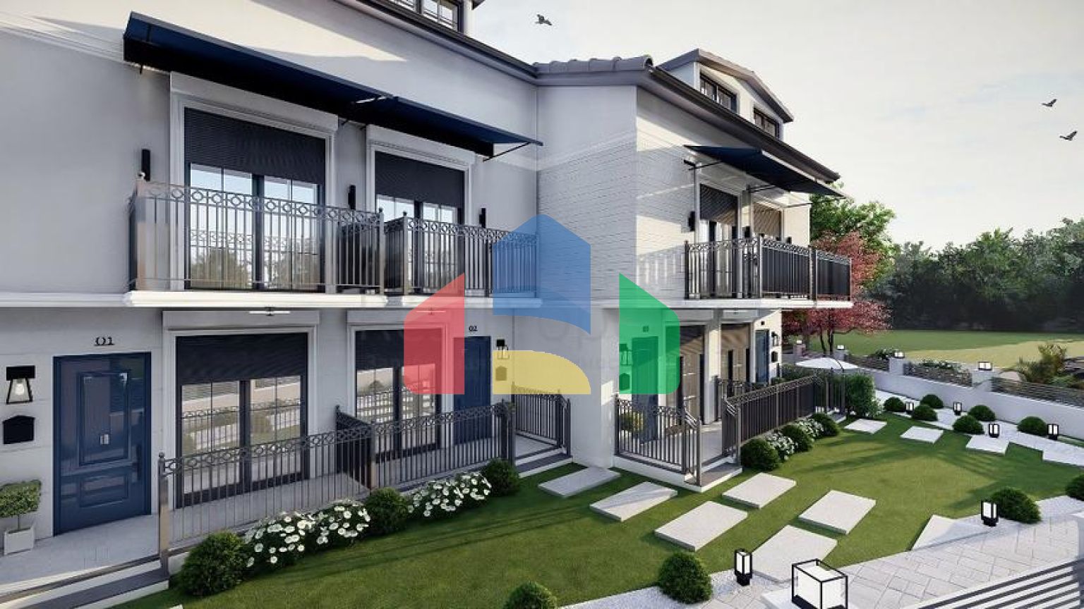 Квартира планировки 1+1 площадью 50 м2 в районе Фетхие