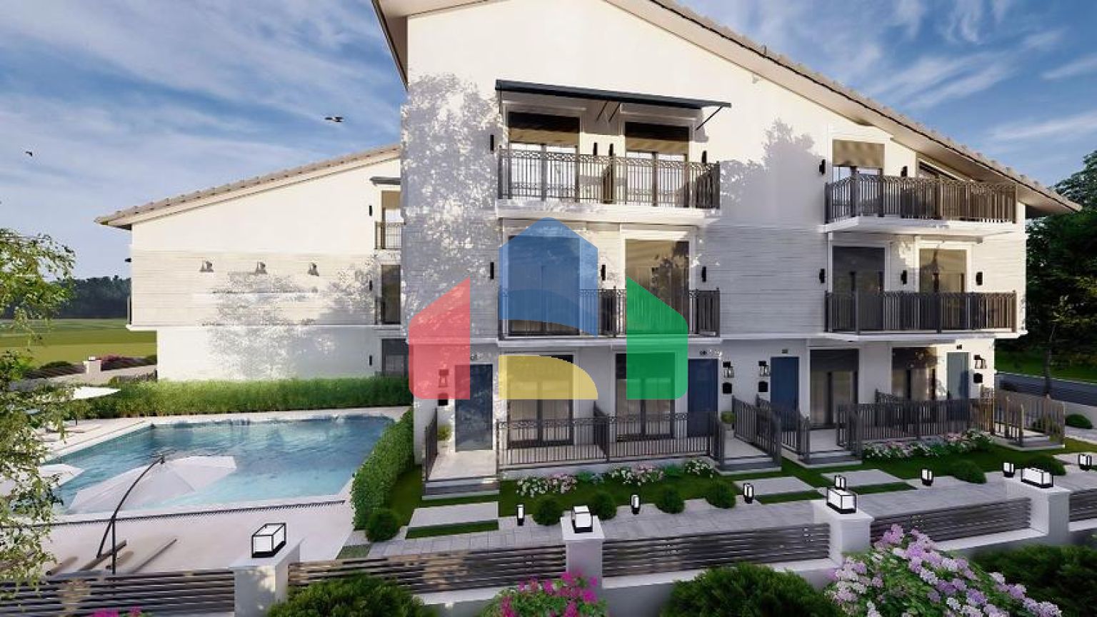 Квартира планировки 1+1 площадью 50 м2 в районе Фетхие