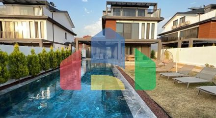 Вилла планировки 3+1 в районе Фетхие - Анталия