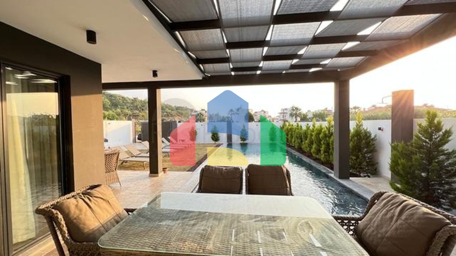 Вилла планировки 3+1 в районе Фетхие - Анталия