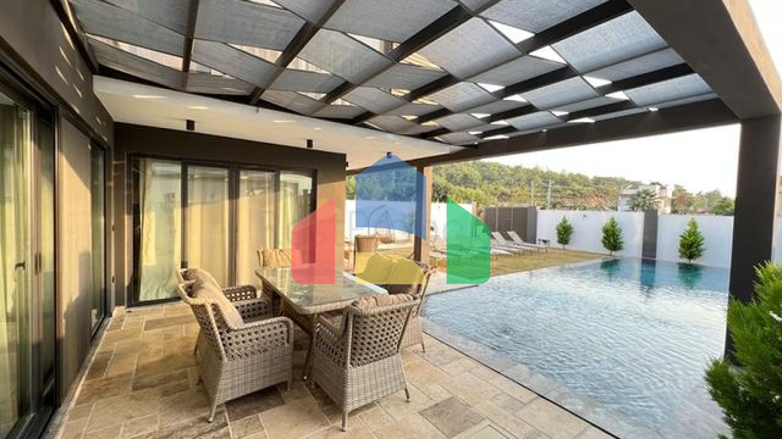 Вилла планировки 3+1 в районе Фетхие - Анталия