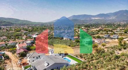 Вілла планування 3 + 1 в районі Фетхіє