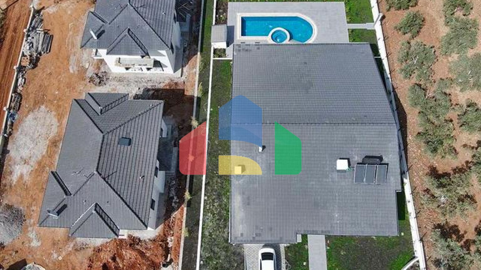 Вілла планування 3 + 1 в районі Фетхіє