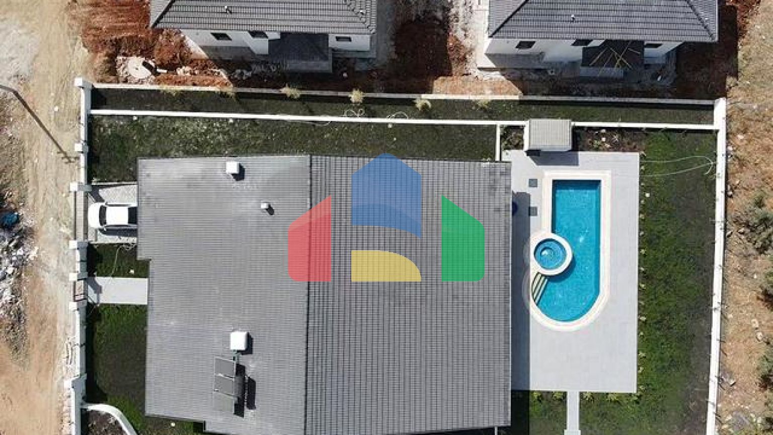 Вілла планування 3 + 1 в районі Фетхіє