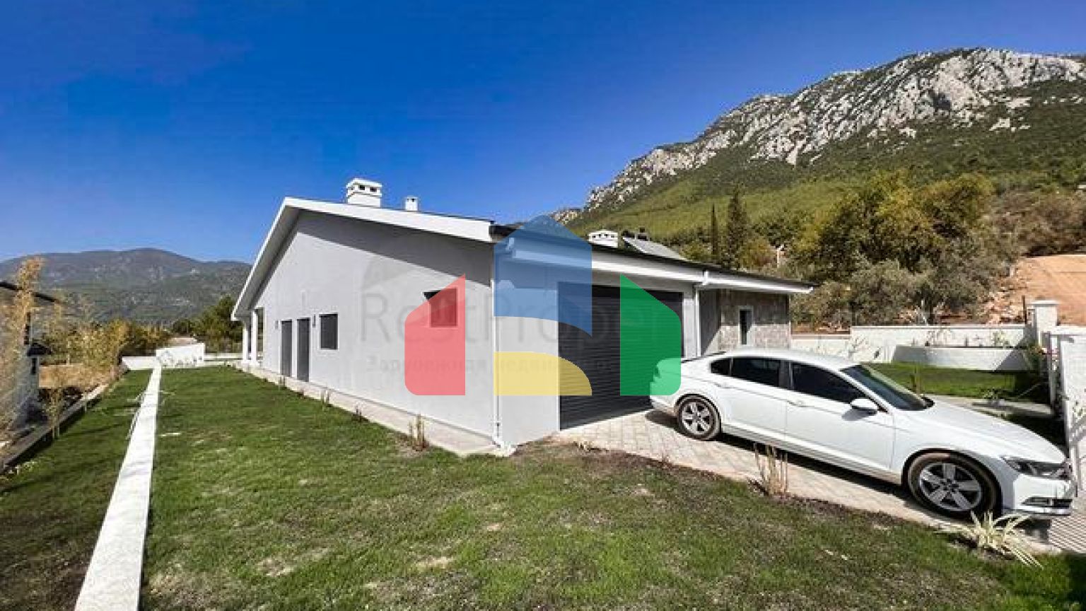 Вілла планування 3 + 1 в районі Фетхіє