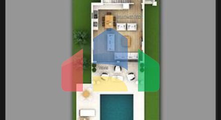 Вилла планировки 5+1 в районе Фетхие