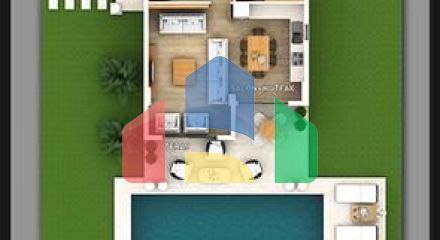 Вилла планировки 5+1 в районе Фетхие