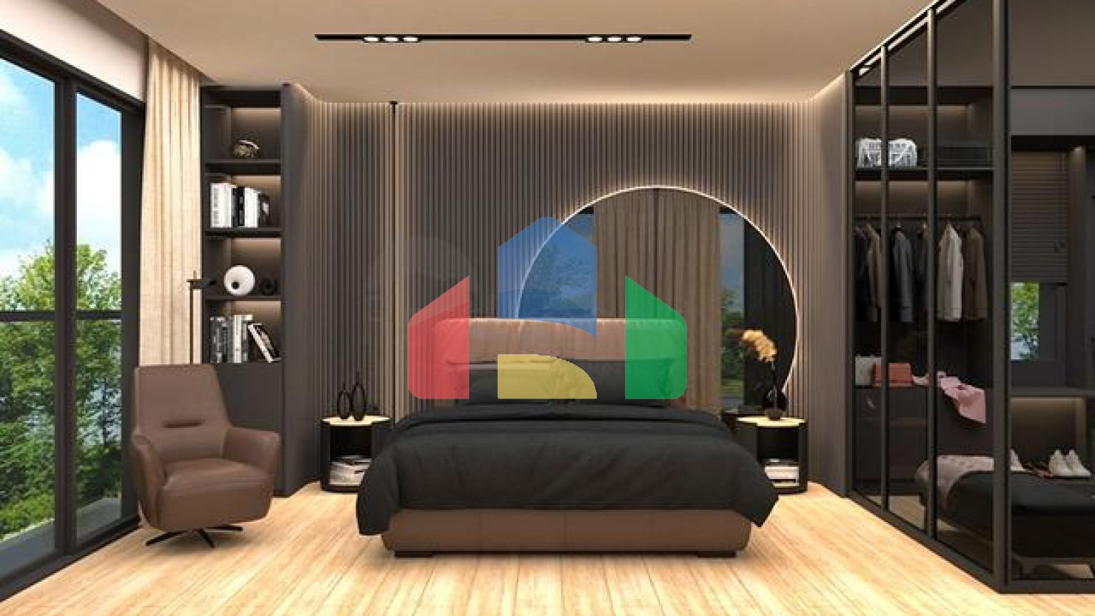 Вилла планировки 4+1 в районе Фетхие