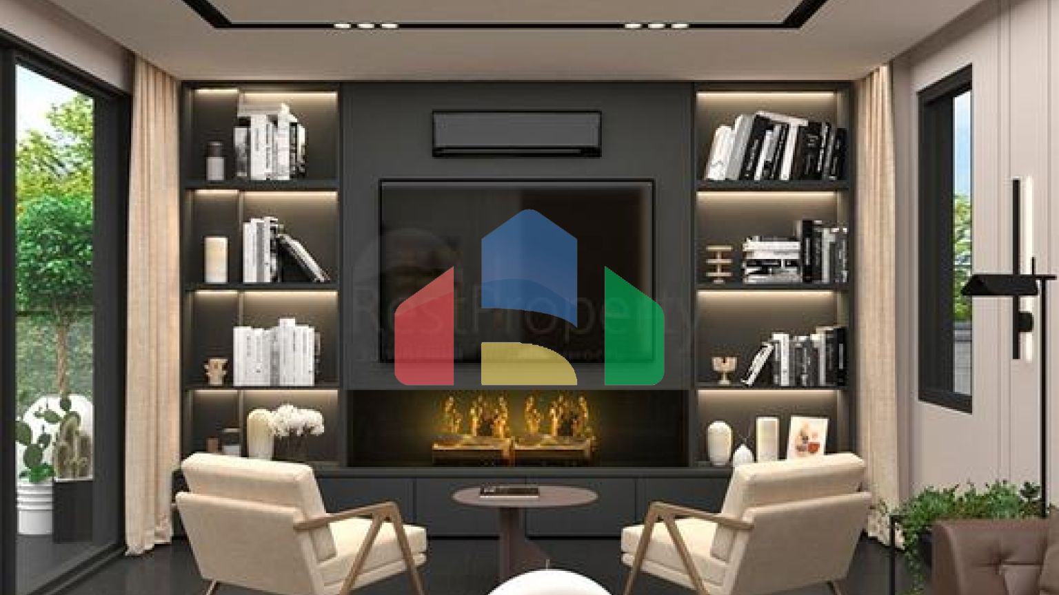 Вилла планировки 4+1 в районе Фетхие