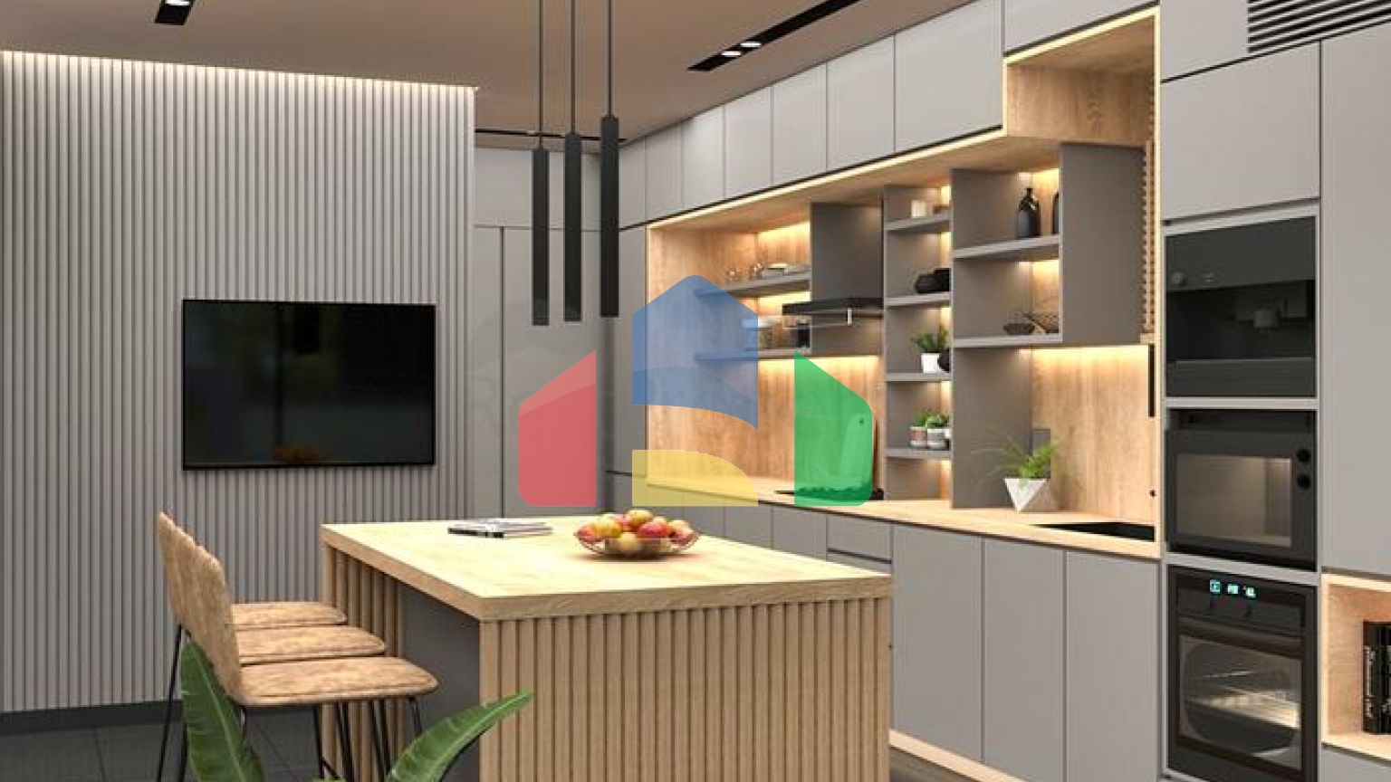 Вилла планировки 4+1 в районе Фетхие