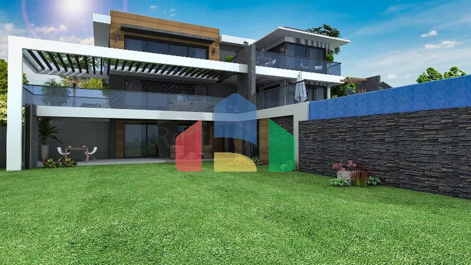 Вилла планировки 4+1 в районе Фетхие