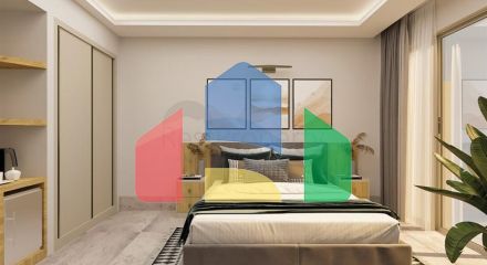 Квартира планировки 1+1 в районе Фетхие