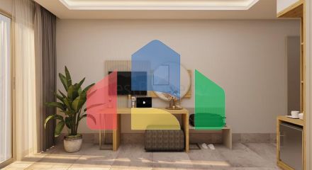 Квартира планировки 1+1 в районе Фетхие