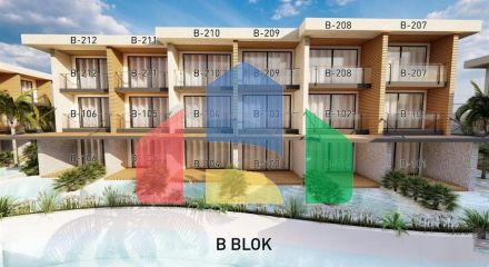 Квартира планировки 1+1 в районе Фетхие