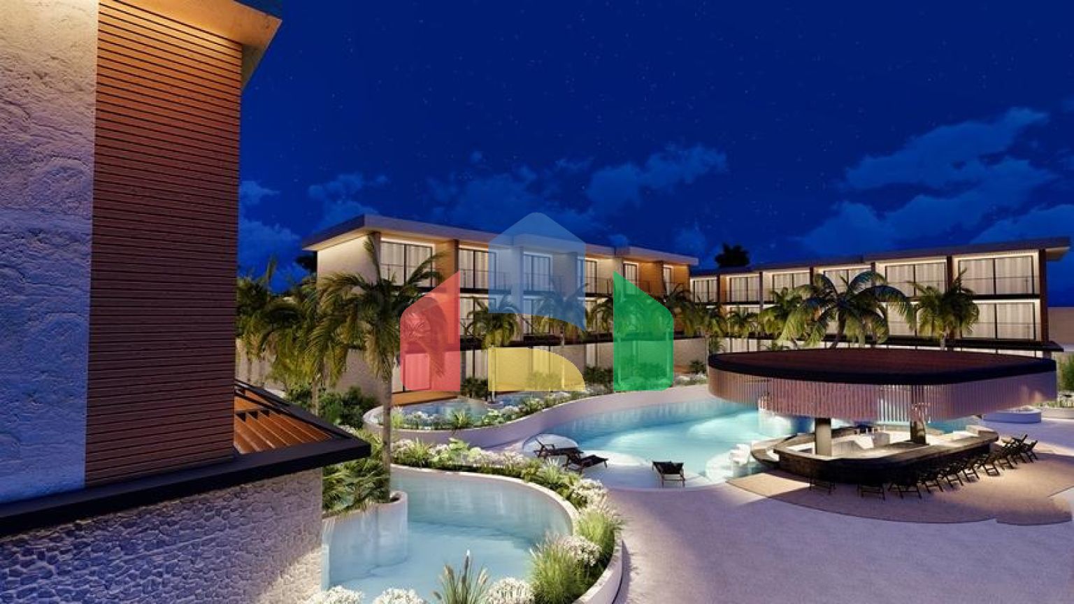 Квартира планировки 1+1 в районе Фетхие