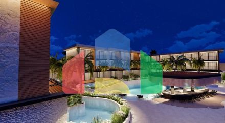 Квартира планировки 1+1 в районе Фетхие