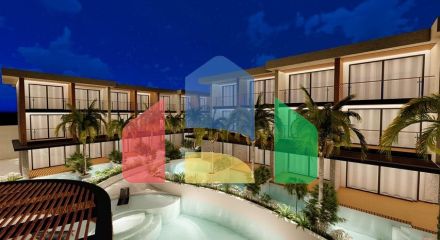 Квартира планировки 1+1 в районе Фетхие