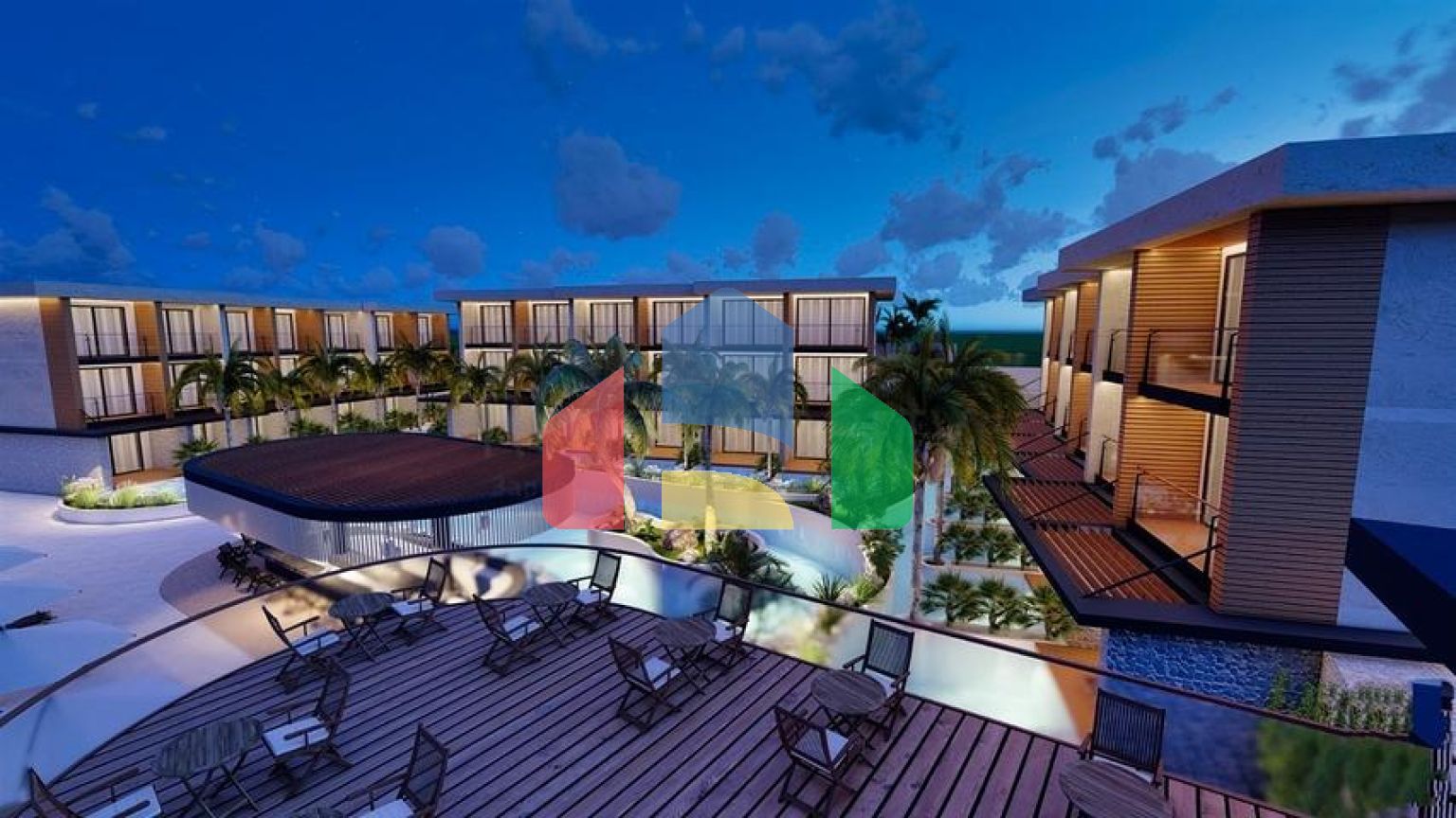 Квартира планировки 1+1 в районе Фетхие