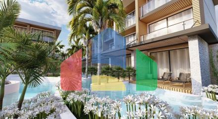 Квартира планировки 1+1 в районе Фетхие