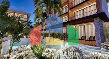 Квартира планировки 1+1 в районе Фетхие