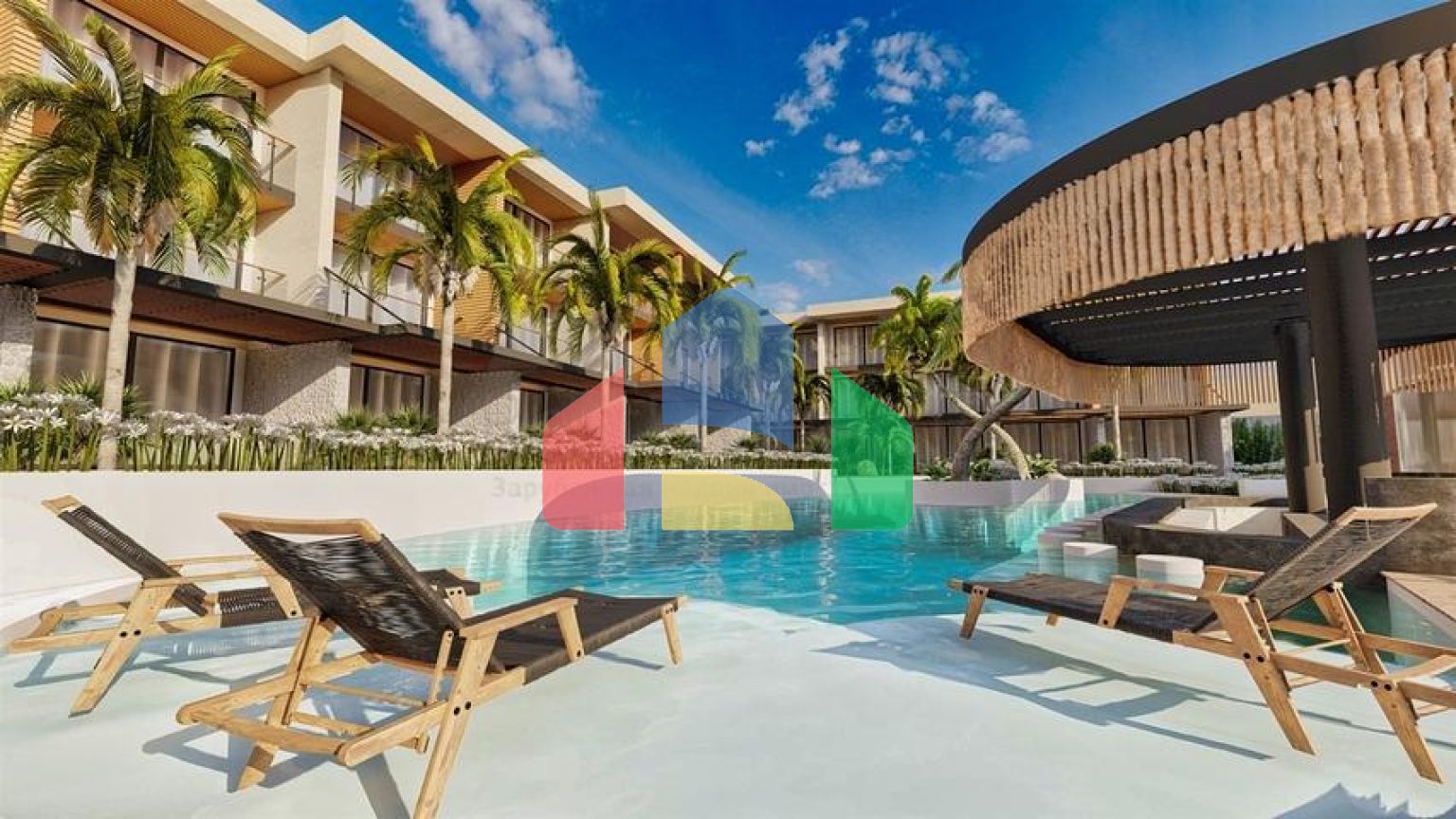 Квартира планировки 1+1 в районе Фетхие