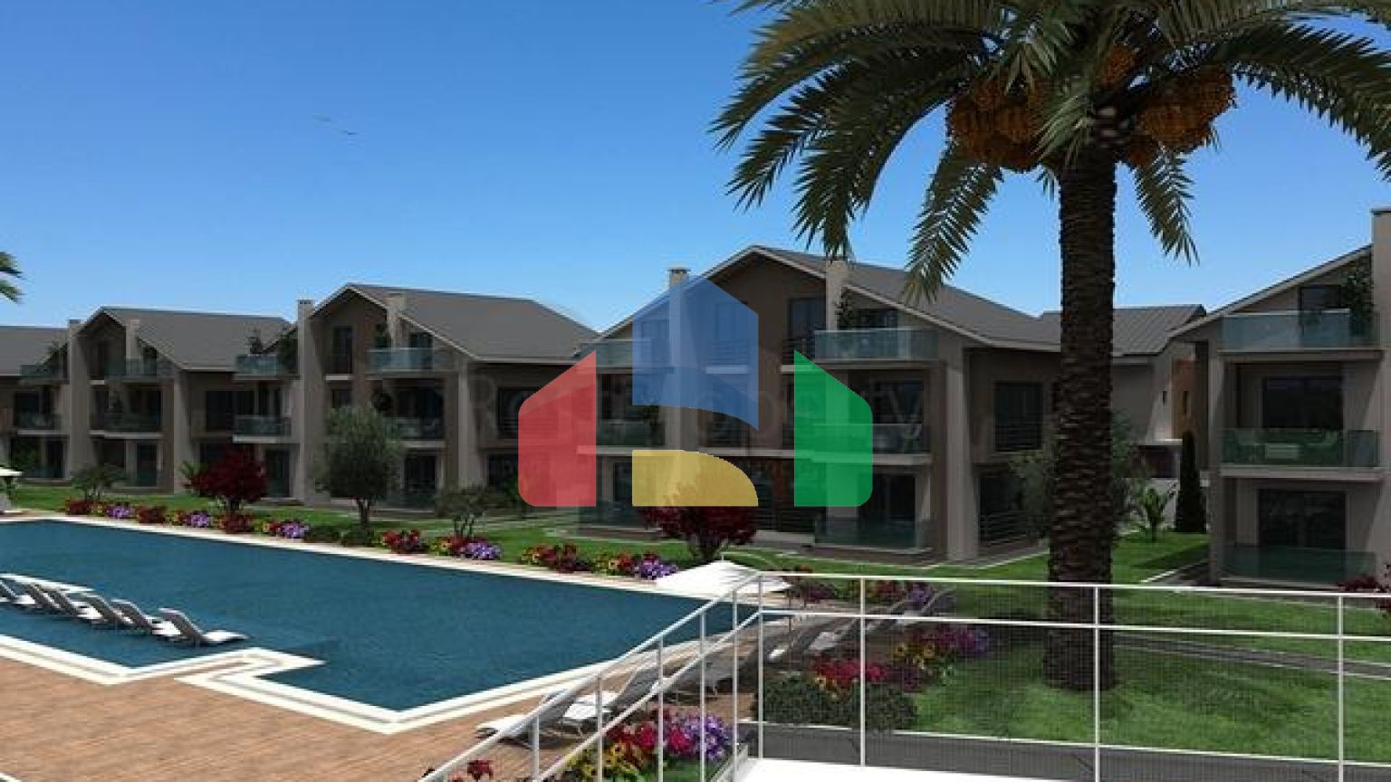 Квартира 2+1 4+1 і окрема вілла з 4 спальнями на продаж в районі Коджа-Чаліс