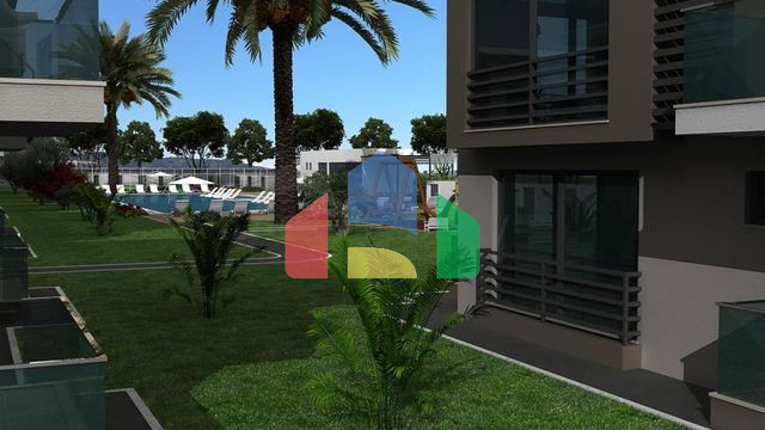 Квартира 2+1 4+1 і окрема вілла з 4 спальнями на продаж в районі Коджа-Чаліс