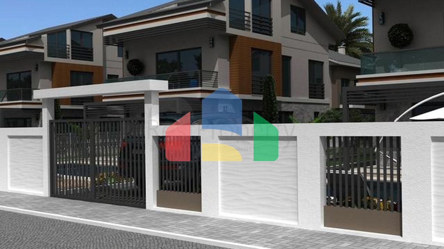 Квартира 2+1 4+1 і окрема вілла з 4 спальнями на продаж в районі Коджа-Чаліс