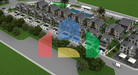 Квартира 2+1 4+1 і окрема вілла з 4 спальнями на продаж в районі Коджа-Чаліс