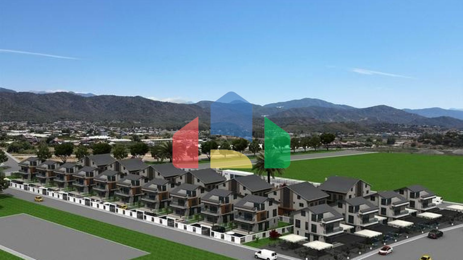 Квартира 2+1 4+1 і окрема вілла з 4 спальнями на продаж в районі Коджа-Чаліс