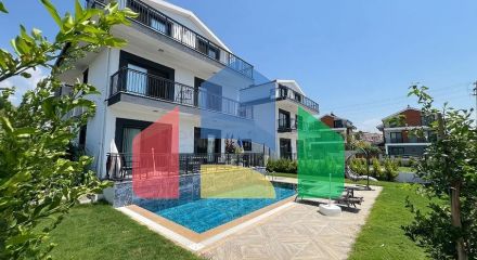 Уютный отдельно стоящий дом с участком в районе Фетхие