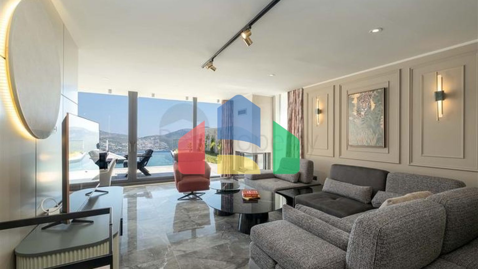 Розкішні вілли з панорамним видом на море в Калкані