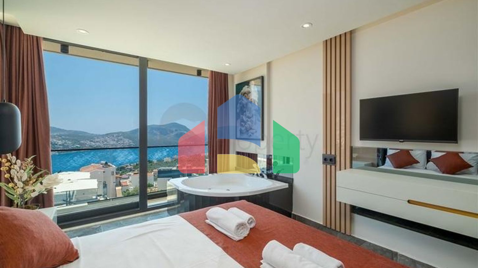 Розкішні вілли з панорамним видом на море в Калкані