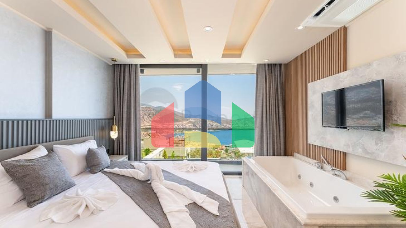 Розкішні вілли з видом на природу і море в Калкані