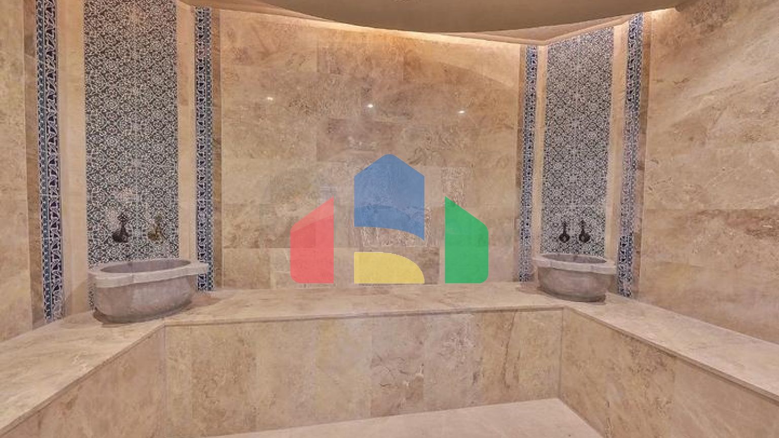 Элегантная вилла с бассейнами и видом на море в Калкане