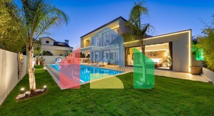 Стильна вілла 5 + 1 в районі Фетхіє