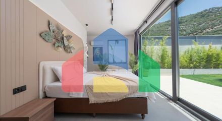 Стильна вілла 5 + 1 в районі Фетхіє