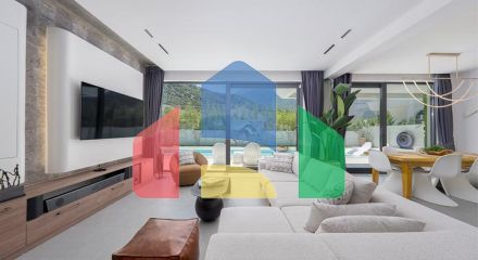 Стильна вілла 5 + 1 в районі Фетхіє