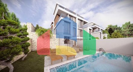 Комплекс вілл на мальовничому в'їзді в Калкан