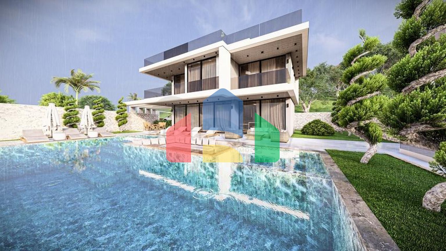 Вілла 5 + 1 в районі Фетхіє-втілення розкоші з видом на безкрає море