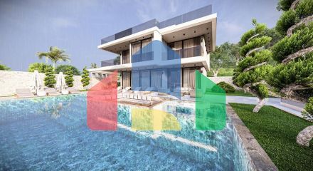 Вілла 5 + 1 в районі Фетхіє-втілення розкоші з видом на безкрає море