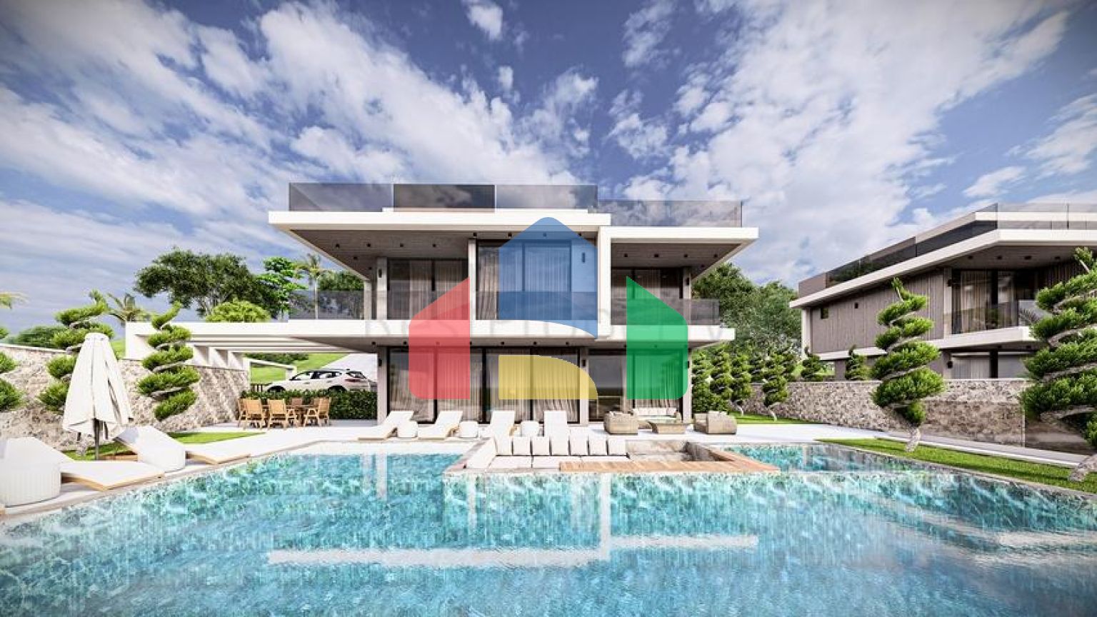 Вілла 5 + 1 в районі Фетхіє-втілення розкоші з видом на безкрає море